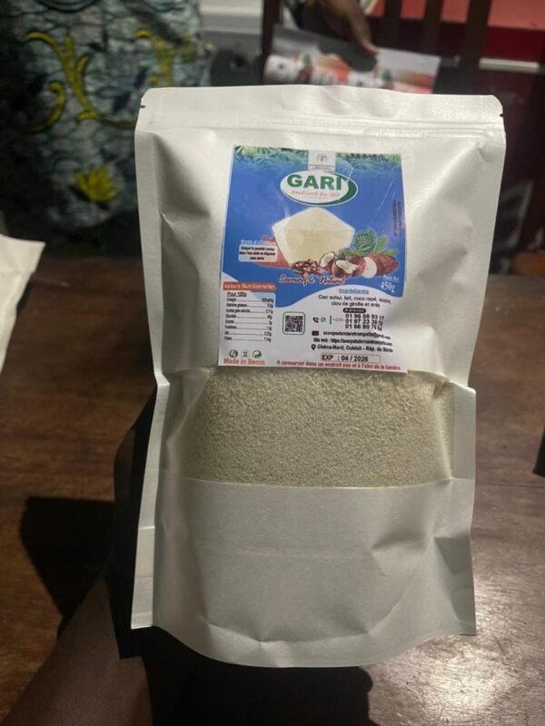 Gari Amelioré au lait + coco rapé + Ananas 450g