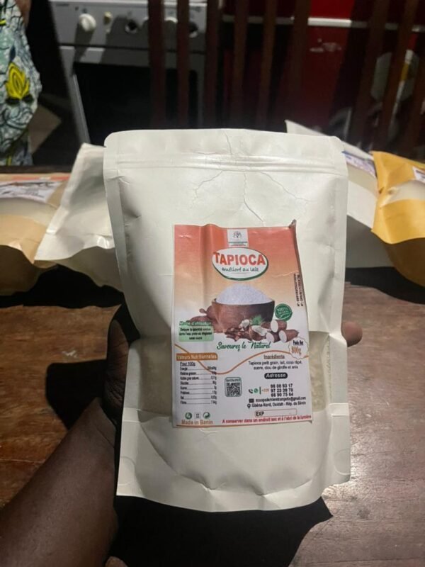 Tapioca Amélioré au lait + coco râpé 800g